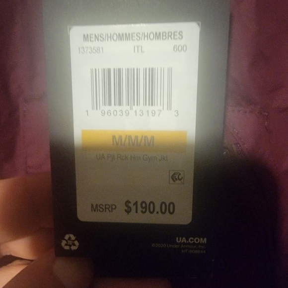 Men's Project Rock Iron Paradise Jacket Size Medium - Picture 7 of 7